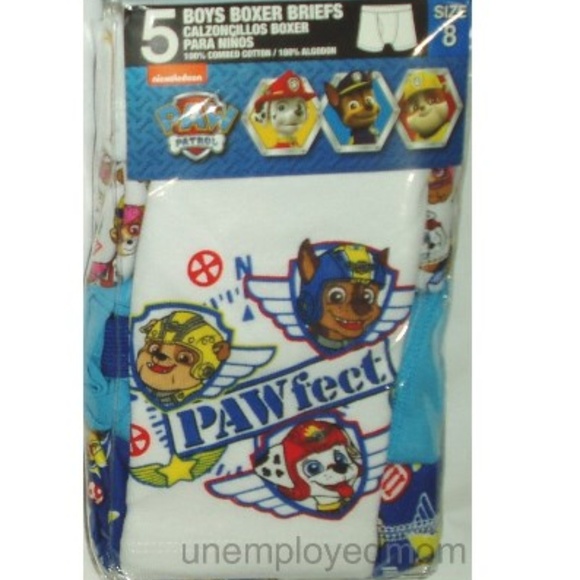 paw patrol boxer briefs